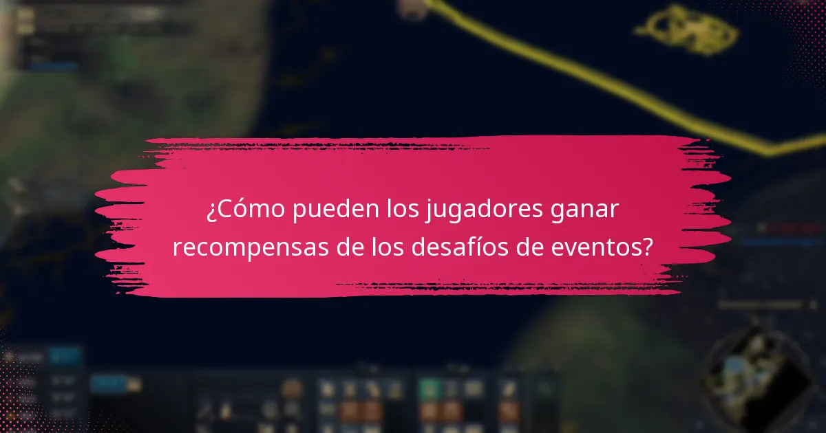¿Qué tipos de recompensas pueden ganar los jugadores de los desafíos de eventos?