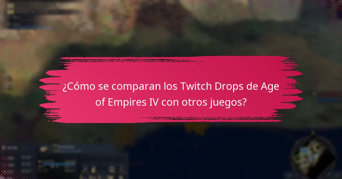 ¿Qué tipos de recompensas puedo ganar con los Twitch Drops de Age of Empires IV?