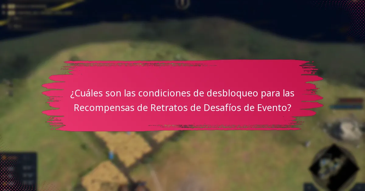 ¿Cuáles son los niveles de rareza de las Recompensas de Retratos de Desafíos de Evento?